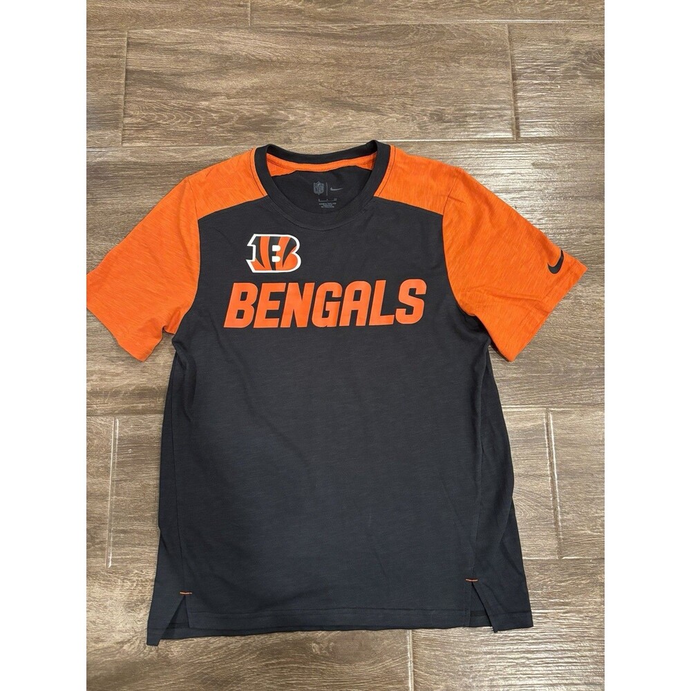 Bengals Women’s Size S T Shirt Shortsleeve Black‎ & Orange Logo